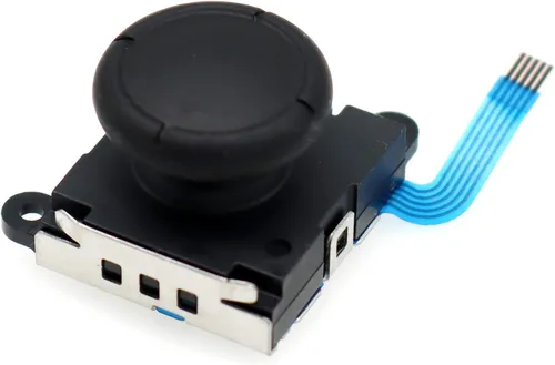 Vista 5 de Deal4GO Joystick de control analógico de repuesto para Nintendo Switch Joy-Con controlador o Switch Lite (negro)