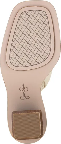 Vista 4 de Jessica Simpson Womens Lendrila Leather Slip-On Heels