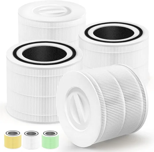 Vista 8 de Mini filtro de repuesto compatible con el purificador de aire LEVOIT Core Mini P
