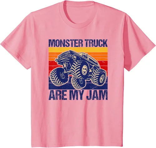 Vista 20 de Monster Truck Are My Jam For Monster Truck Lovers - Camiseta para hombres y niños, Blanco