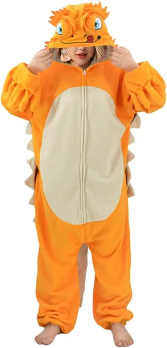 Vista 6 de vavalad Adult Lizard Onesie Costume Animal Cosplay Halloween Christmas Homewear Pajamas Sleepwear for Women and Men