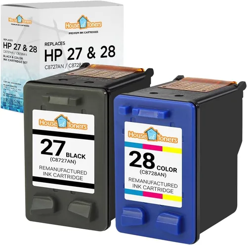 Vista 5 de Houseoftoners Cartucho de tinta remanufacturado de repuesto para HP 27 negro C8727AN PSC 1100 1310 1311 1312 1315 1315 1315v 1315xi 1317 1318 6105