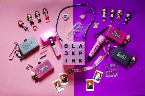 Vista 10 de Muñecas de Blackpink, con Lisa, Jisoo, Rosé y Jennie K-pop de 3.0 pulgadas, 20 accesorios intercambiables, incluyendo accesorios exclusivos Ddu-du