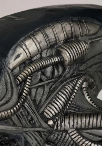 Vista 3 de Máscara Deluxe de Alien Xenomorph para Adultos Multicolor
