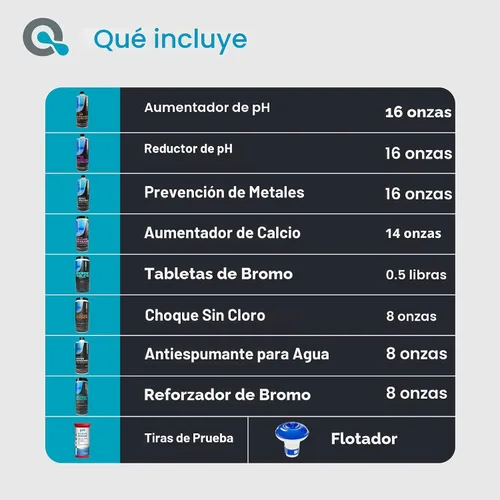 Vista 7 de Aquadoc Kit de iniciación de bromo para bañera de hidromasaje para spas, kit completo de mantenimiento de spa con tabletas de bromo y kit completo