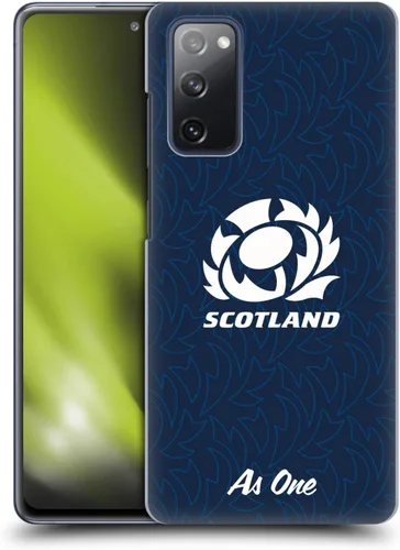 Vista 8 de Head Case Designs Officially Licensed Scotland Rugby Gradient Pattern Graphics Hard Back Case Compatible with Samsung Galaxy S20 FE / 5G