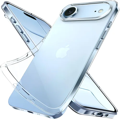 Vista 8 de Funda transparente para iPhone 14 Plus. Fundas protectoras de silicona TPU de plástico transparente para iPhone 14 Plus [agarre delgado y cómodo]