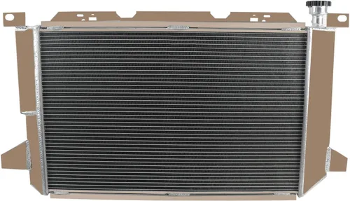 Vista 3 de ALLOYWORKS Radiador de aluminio de 3 filas para Ford F-150 F-250 F-350 F150 F250 F 350 Bronco 5.0L 5.8L 7.5L V8 Radiadores de flujo cruzado