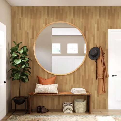 Vista 8 de Jeweluck Papel tapiz de madera para despegar y pegar, papel de contacto de madera para gabinetes, 15.7 x 118.1 pulgadas, papel tapiz de grano