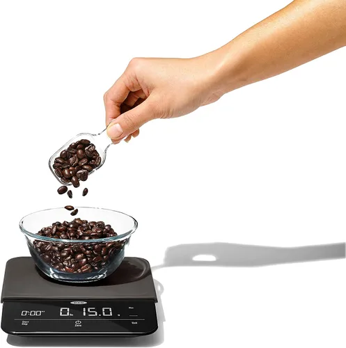 Vista 11 de OXO Brew - Báscula de café de precisión de 6 libras con temporizador, color negro