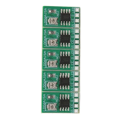Vista 5 de Placa de controlador LED, controlador de corriente constante LED resistente ajustable de 30 a 1500 MA con regulación de temperatura para 3. 3.7 V