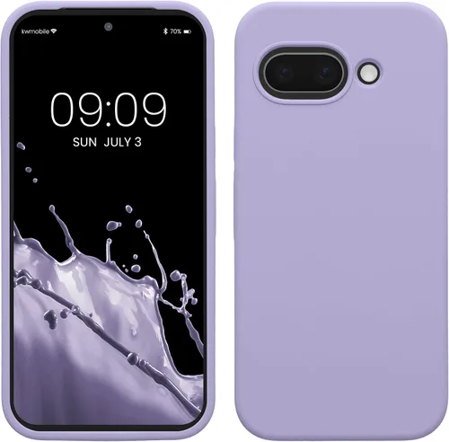 Vista 234 de kwmobile Funda Compatible con Google Pixel 6 Pro - Funda de Teléfono de Silicona TPU con Acabado Suave - Azul Caribe