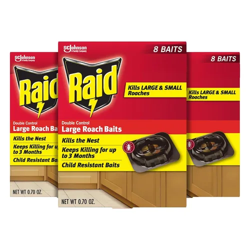 Vista 9 de Raid Cebos grandes para cucarachas de doble control (8 unidades (paquete de 1))