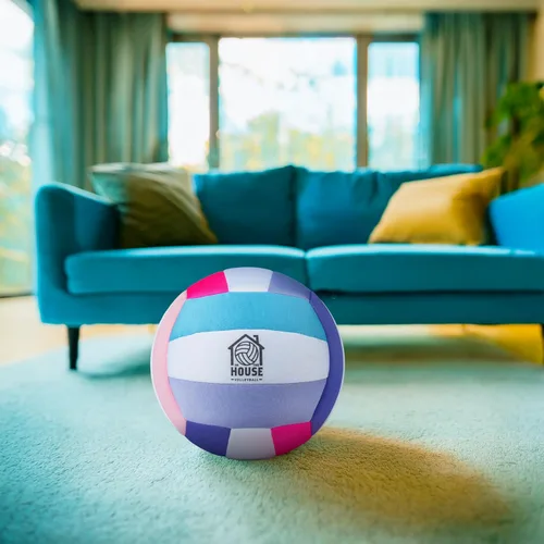 Vista 7 de in The House - Pelota de voleibol suave para interiores para niños y niñas (a partir de 3 años), sensación realista, pelota de entrenamiento
