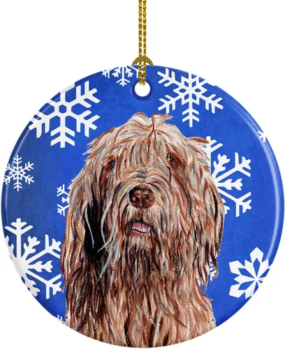 Vista 139 de Caroline's Treasures Cavalier Spaniel - Adorno de cerámica para colgar en el árbol de Navidad, para el hogar, Navidad, fiestas, regalo, 3 pulgadas