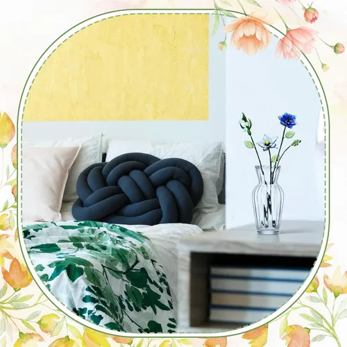 Vista 6 de HunnmingRe 5 piezas de flores de vidrio con jarrón, decoración de flores de mes de nacimiento de mayo, ramo de flores de cumpleaños de vidrio