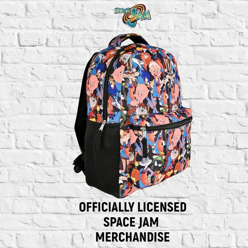 Vista 6 de space jam Mochila con licencia oficial de SpaceJam A New Legacy Tune Squad Basketball