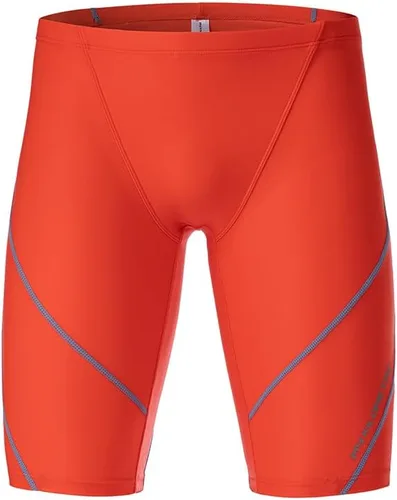 Vista 5 de MY KILOMETRE Traje de baño Jammer sólido de natación Jammers Endurance Long Racing Training Traje de baño