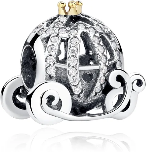 Vista 40 de Christmas Halloween Charm 925 Sterling Silver Openwork Bead for Charm Bracelets and Necklaces,Jewelry Gifts Women