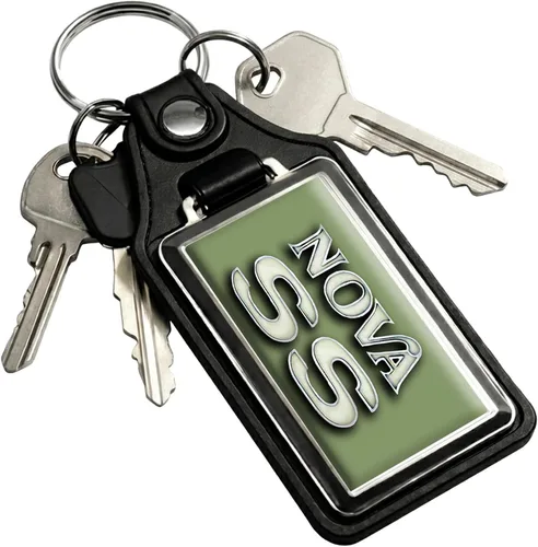Vista 49 de Brotherhood Car Key Chain for Nova - Classic Models Keychain for Men and Blanco antiguo - Personalizado 1975