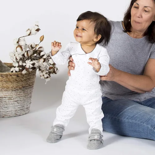 Vista 26 de Burt's Bees Baby Newborn Essentials - Botines unisex de algodón orgánico