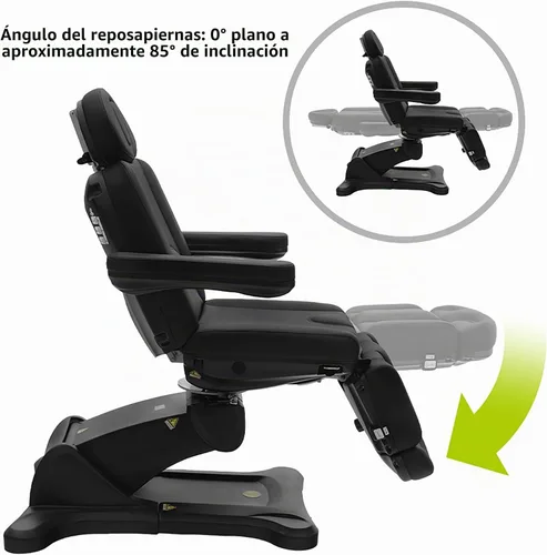 Vista 8 de Mesa Malibu eléctrica de tratamiento médico para spa, de SkinAct, color negro