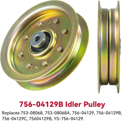 Vista 3 de GELASKA 753-08171 El kit de polea tensora reemplaza a Cub Cadet 756-04129, 756-04129b Polea tensora 4.25, 756 04129b, 753 08171, 753-08068