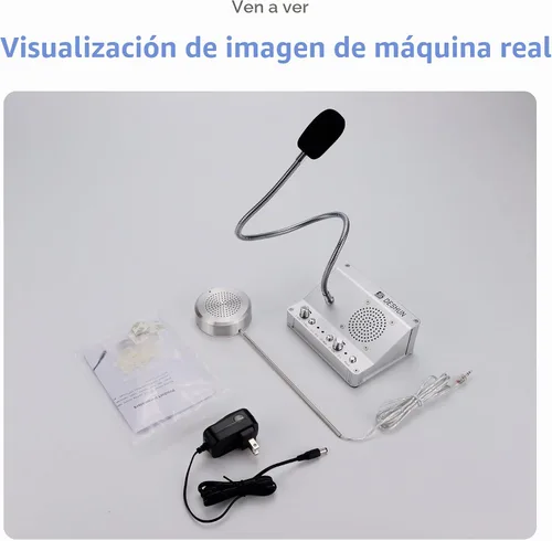 Vista 8 de DESHUN Intercomunicador de ventana, altavoces de ventana, micrófono de intercomunicación de contador de ventana de doble vía