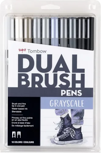 Vista 21 de Tombow Marcadores artísticos de doble pincel (paquete de 10, celebración)
