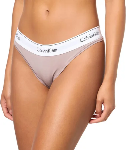 Vista 10 de Calvin Klein Calzones estilo tanga de algodón modernas para mujer Negro