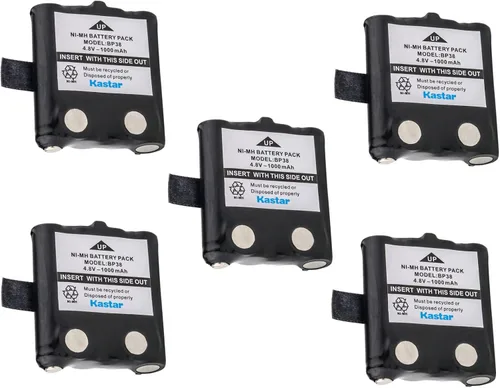 Vista 3 de Kastar Paquete de 1 batería de radio bidireccional Ni-MH 4.8V 1000mAh para Uniden BP38, BP-38, BP39, BP-39, BP40, BP-40, Uniden BT537, BT1013