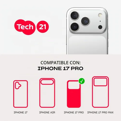 Vista 7 de Tech21 EvoLite con MagSafe para Apple iPhone 17 Pro Azul eléctrico