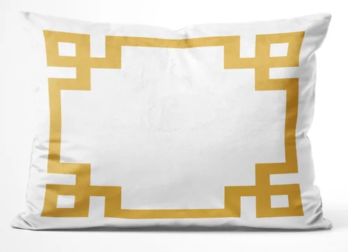 Vista 67 de Funda de almohada rectangular con cremallera en un lado impreso de 12 x 16 pulgadas, color blanco y rosa intenso Rosa fucsia