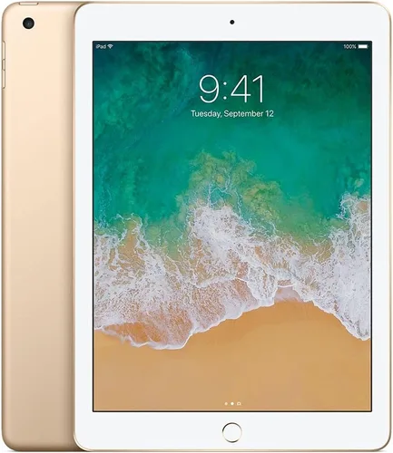 Vista 2 de Apple MPGC2LL/A - iPad de 5ª generación, 128 GB, WiFi+Celular (AT&T) - Oro