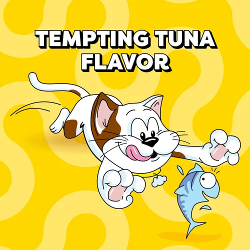 Vista 5 de TEMPTATIONS Classic Crunchy and Soft Cat Treats Sabor tentador para atún, 3 oz. Bolsa (paquete de 12)