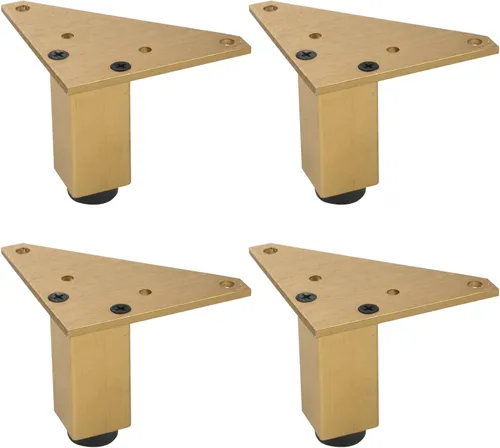 Vista 15 de Geesatis Patas de mesa ajustables resistentes de 10 pulgadas, 4 patas Negro