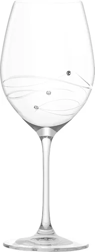 Vista 4 de Barski - Vaso hecho a mano - Juego de 4 copas de vino blanco con espacio vacío en el centro para adaptarse a tu propia botella de vino - Decorado