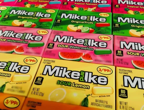 Vista 6 de DM Sweets Mike and Ike Surtido – 4 cajas de sandía agria original de Orange Berry Blast Tropical Typhoon Sour Lemon Cherry Sour Lemon Cherry Sour