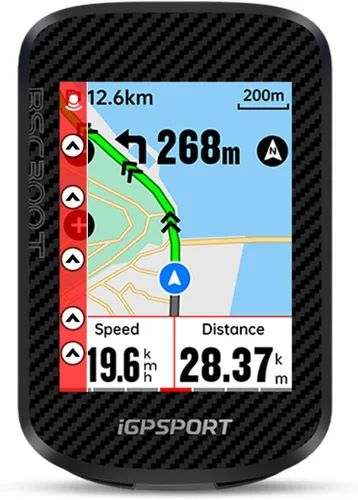 Vista 10 de iGPSPORT BSC300T Ordenador de bicicleta inalámbrico GPS, navegación GPS con pantalla táctil, mapas sin conexión, advertencia fuera de ruta