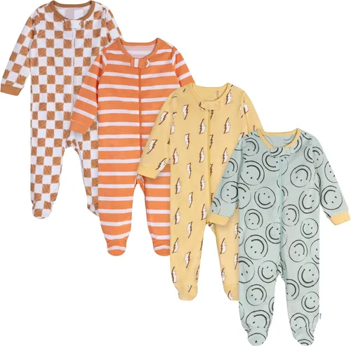 Vista 11 de Onesies - Pijama para bebé niño, paquete de 4 unidades Oso