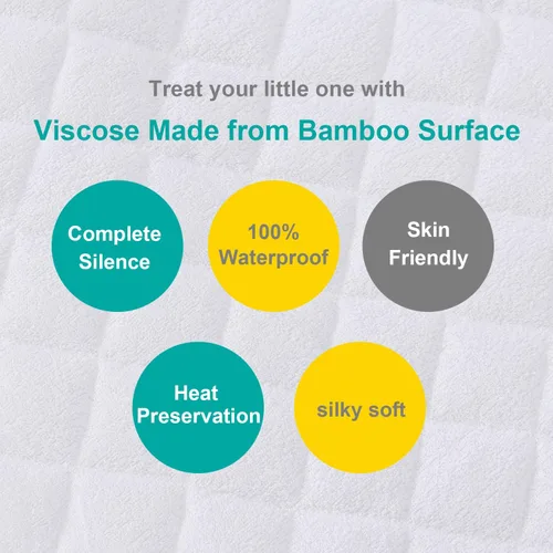 Vista 4 de Funda de colchón para moisés compatible con Halo Moisés giratorio, Glide, Serie Premiere & Luxe Sleeper, protector de colchón impermeable, paquete