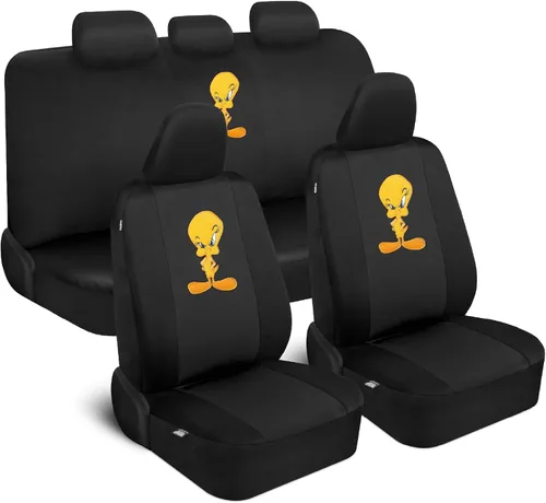 Vista 12 de BDK Warner Bros DC Comics Batman - Fundas de asiento delantero y almohadillas para cinturón de seguridad, ajuste universal para camiones, SUV