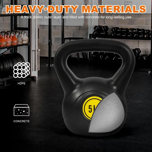 Vista 4 de Fitvids Juego de pesas rusas para entrenamiento de fuerza, pesas rusas