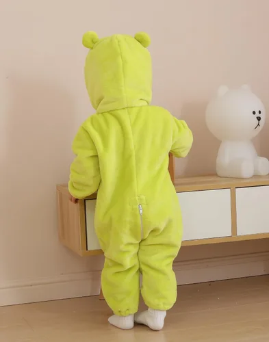 Vista 7 de CuteOn Toddler Onesie Halloween Baby Costumes Romper 3M-4Y Verde
