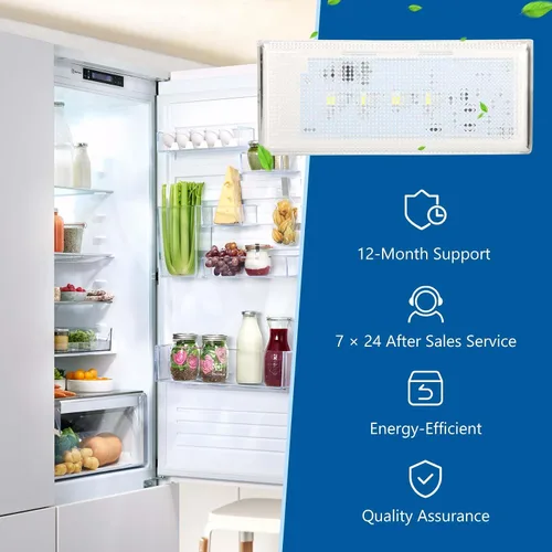 Vista 6 de Luz LED principal del refrigerador 2024 en refrigerador para Whirlpool WRS325FDAM02 Whirlpool WRS325FDAM04 WRS325FDAM WRS322FDAM04 WRS322FDAW04
