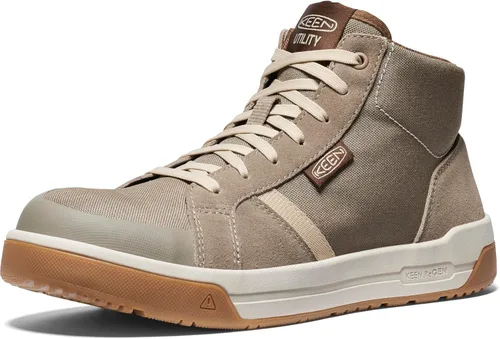 Vista 8 de KEEN Utility Zapatillas de trabajo Kenton Mid Composite Toe para hombre Negro/Negro