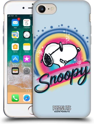 Vista 94 de Head Case Designs Funda de gel con licencia oficial de Peanuts Beach Surf Snoopy Boardwalk Airbrush [protección de grado militar] compatible