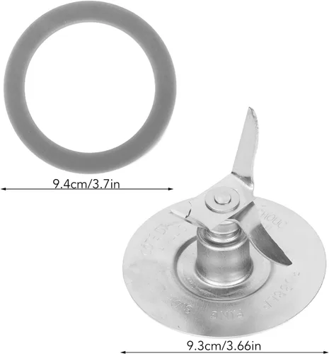Vista 6 de Stainless Steel Blender Blade Rust Proof Easy Clean Grinding Blade Replacement for Oster Replacement Parts Compatible with Oster Osterizer Blender