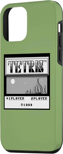 Vista 2 de Funda con pantalla para iPhone 12 mini Tetris 1989