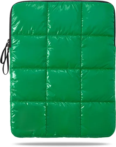 Vista 7 de Funda acolchada para laptop de 11 pulgadas, color negro, bolsa de transporte impermeable para mujer, funda mullida para iPad Pro 11, compatible